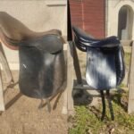 Révision et teinture sur selle Forestier